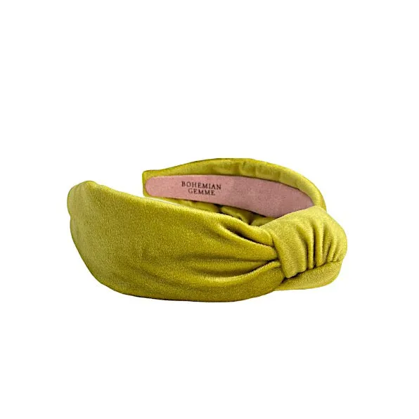 Moss Green  Topknot Headband