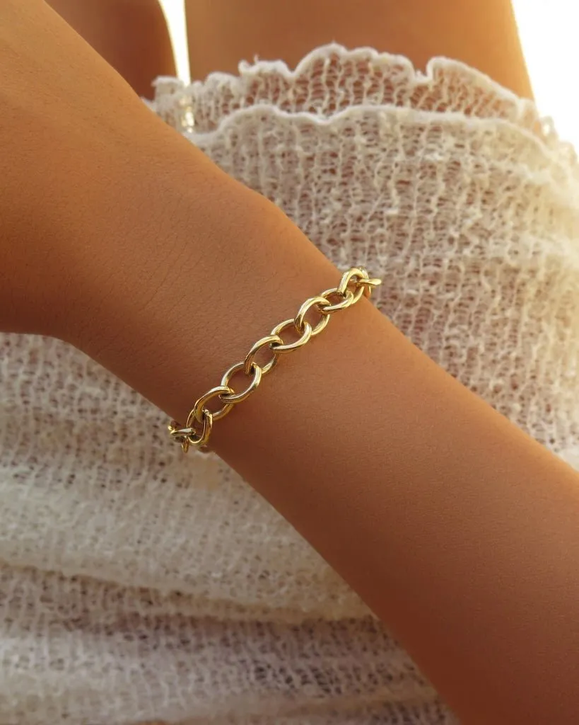 Nammos Chain Bracelet  - 14k Yellow Gold Fill