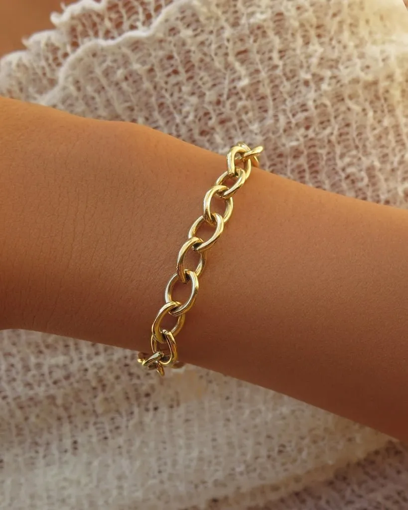 Nammos Chain Bracelet  - 14k Yellow Gold Fill