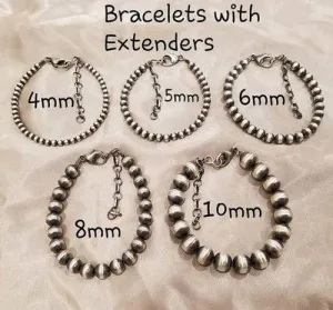 Navajo Pearls Bracelets with Extenders