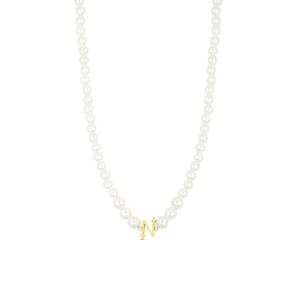 Nevaeh Pearl Necklace - Gold