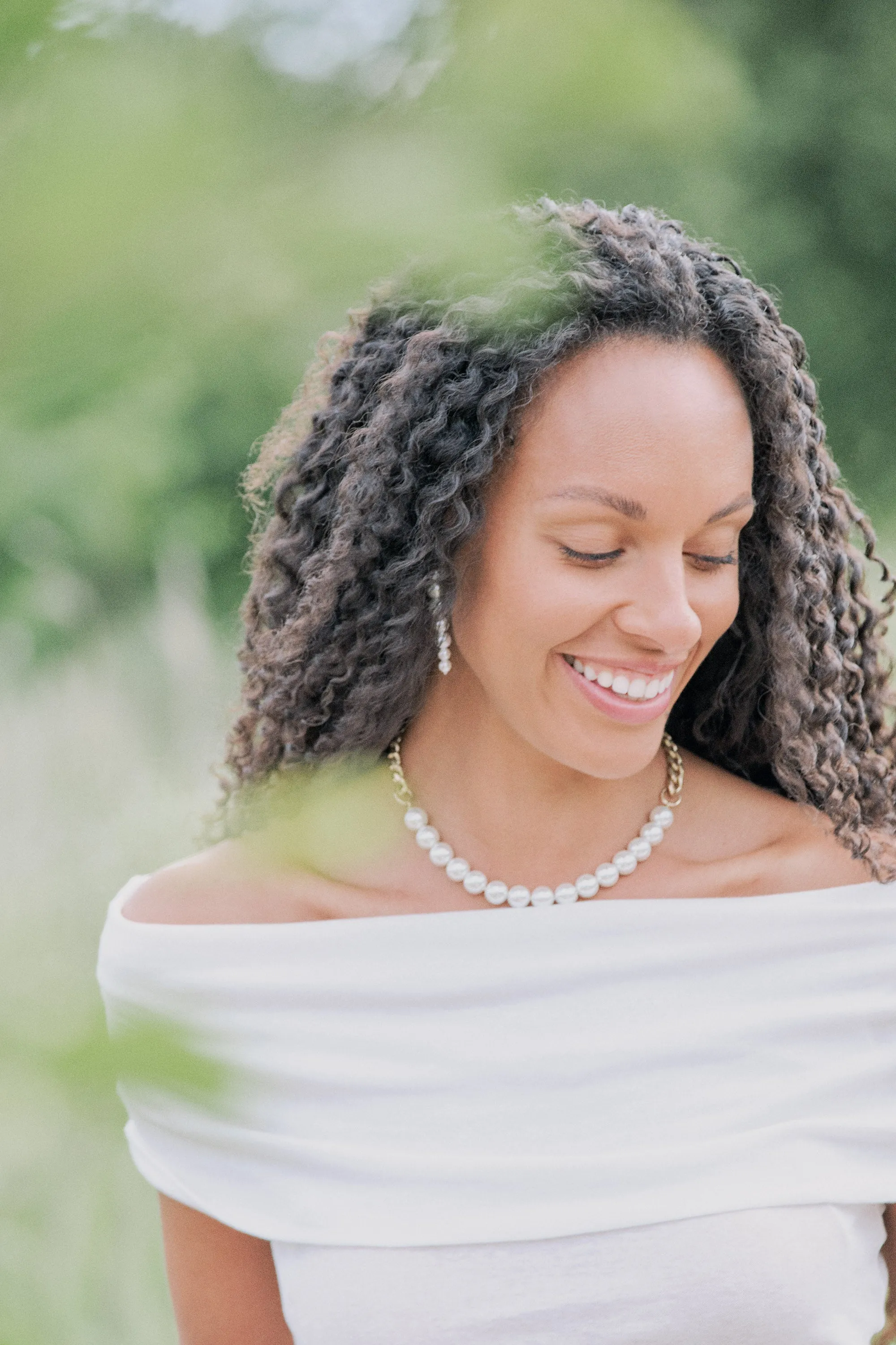 Pearl & Chain Chunky Necklace