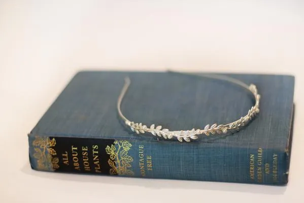 Pearls and Leaves Headband