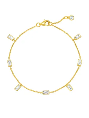 Prism Baguette Bracelet in Gold