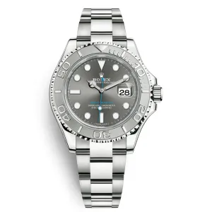 Rolex 116622 Yacht Master  , Dark Rhodium Dial Worn.