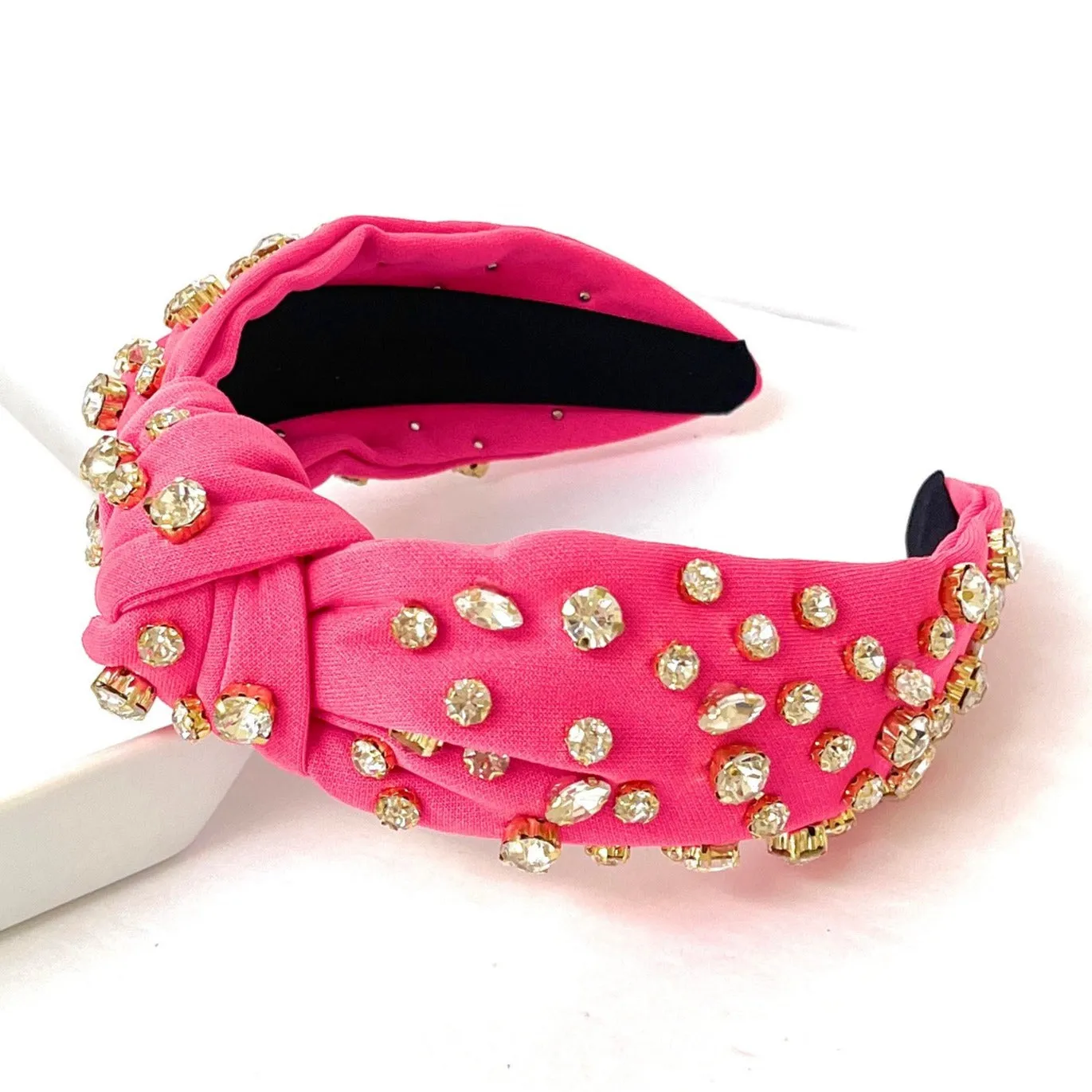 Sarah Jeweled Knotted Headband (more colors)