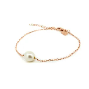 Seaside Glow Pearl Bracelet Rose Gold