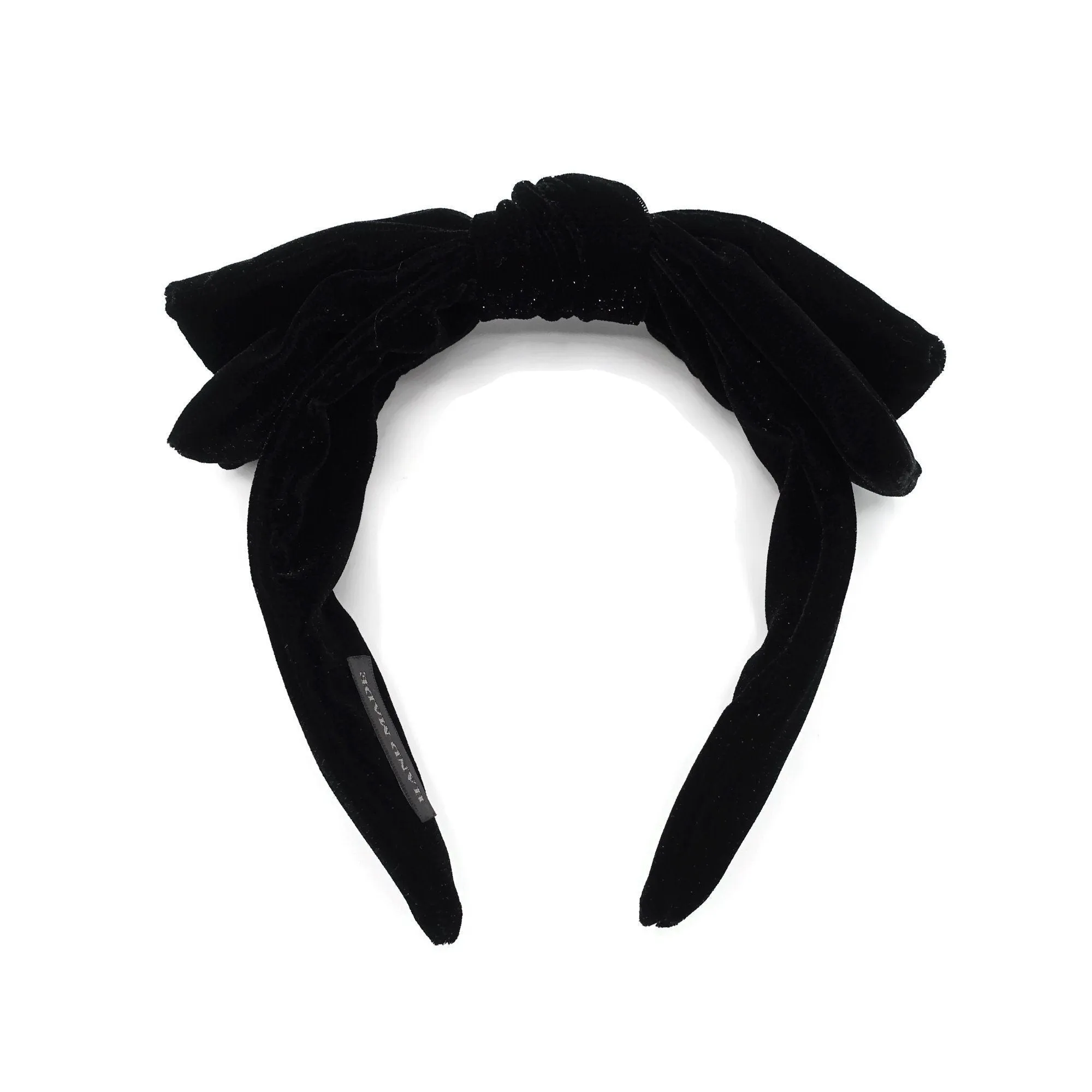 silk velvet solid shimmer headband wire bow hairband Women hair accessory