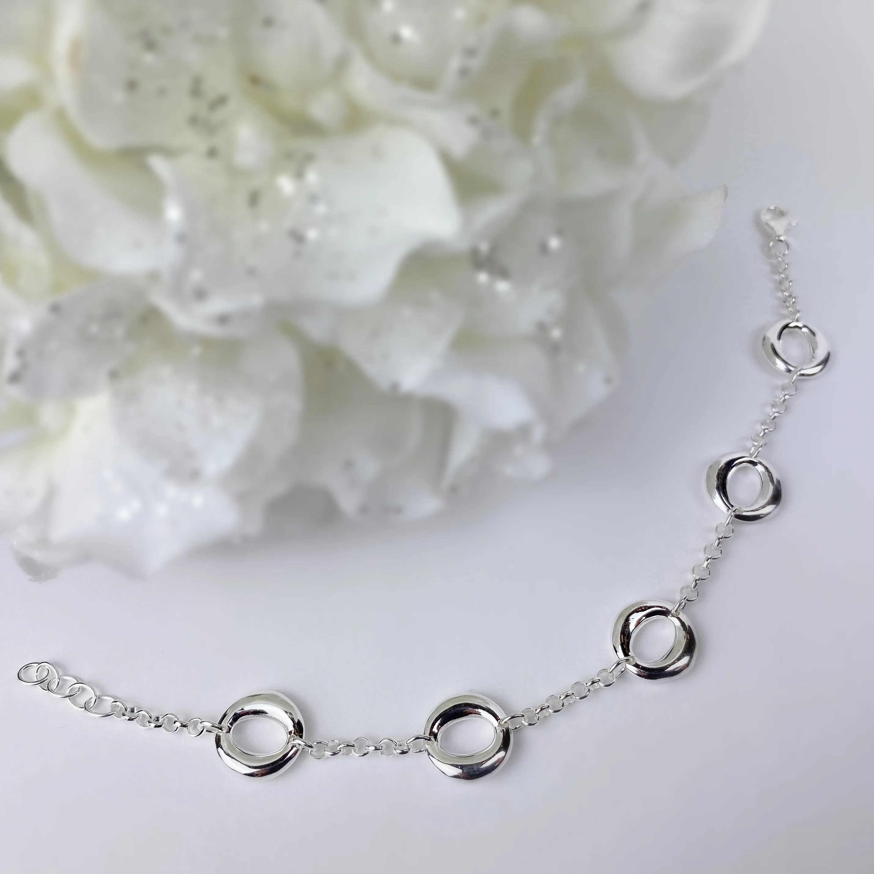 Silver Whirl Bracelet - VBRC276