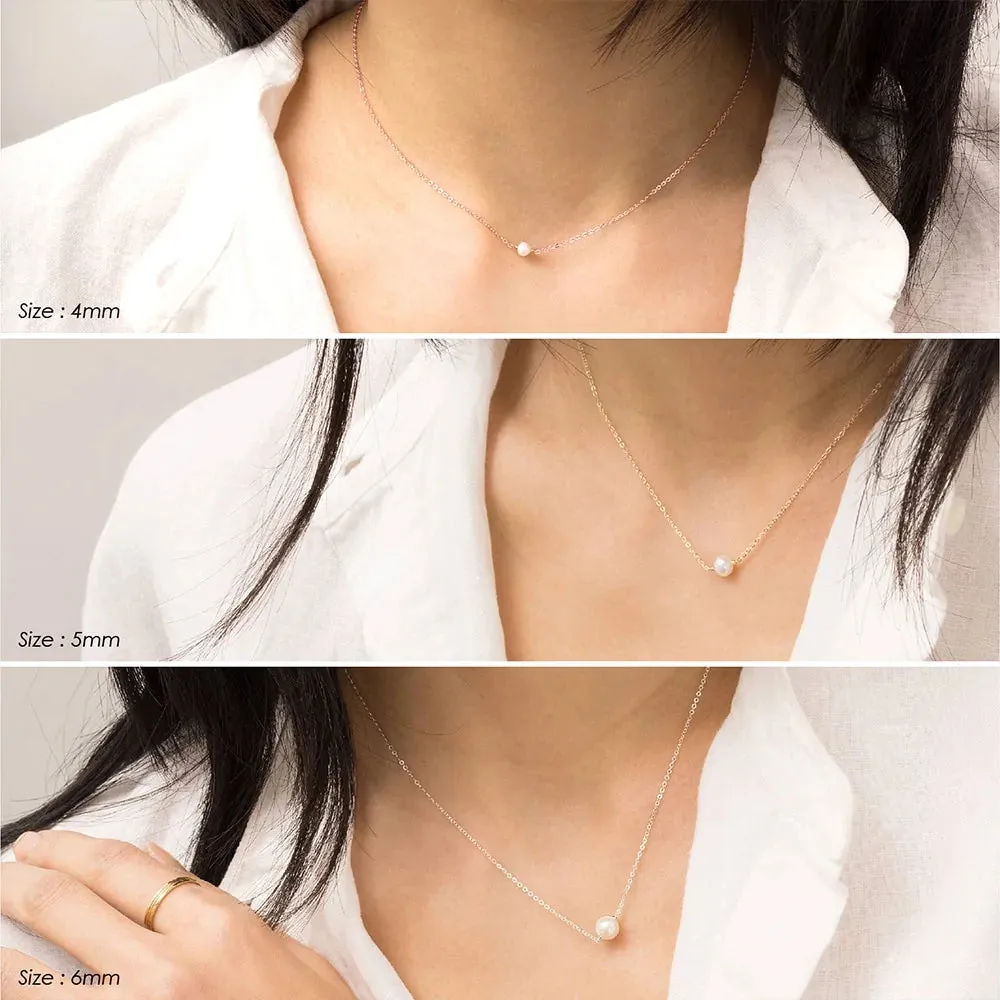 Sophisticated Stainless Steel Pearl Pendant Necklace for Women