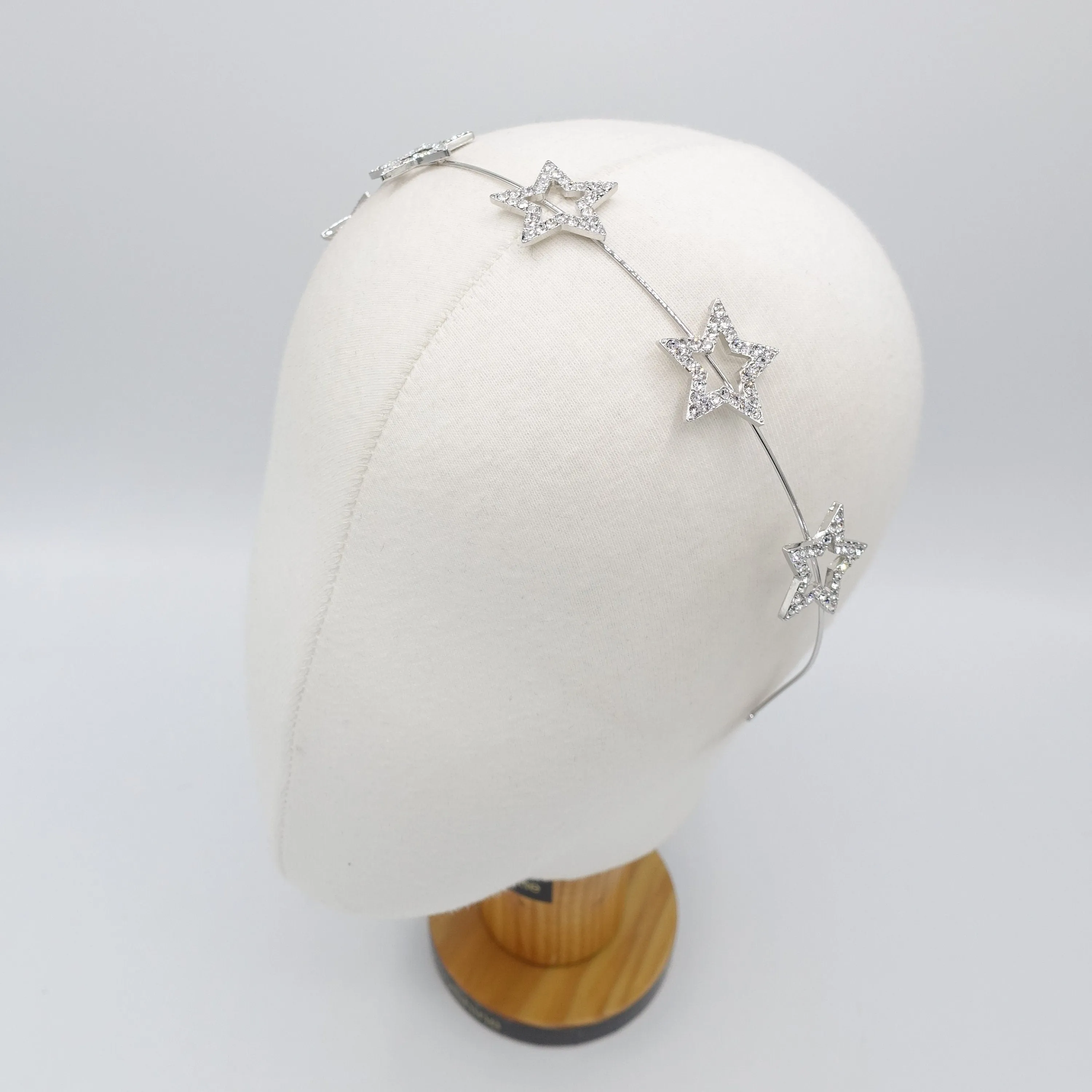 star headband rhinestone embellished hairband for women