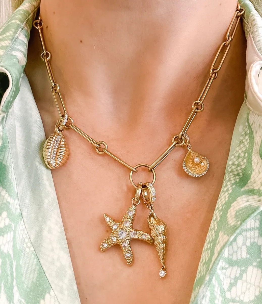 Starfish Pendant - Diamond