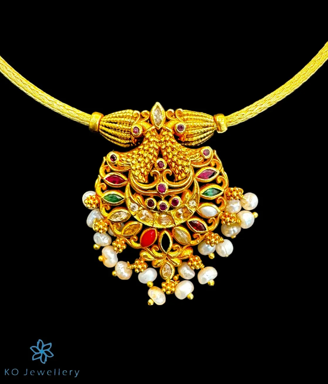 The Avahati Silver Lakshmi Necklace