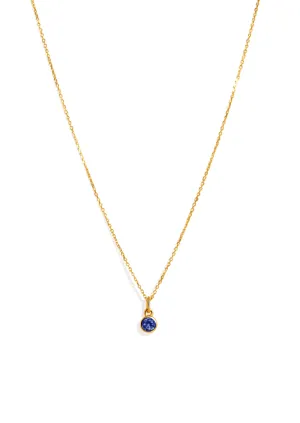 The Baby Fête Sapphire Gold Pendant Necklace