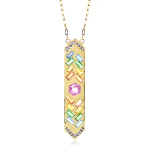 The Guardian 18K Gemstone Talisman Necklace