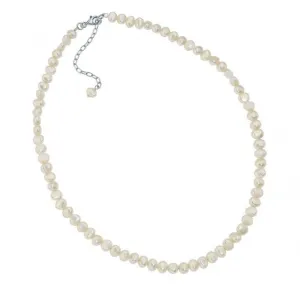 White Freshwater Pearl Necklace N2507W