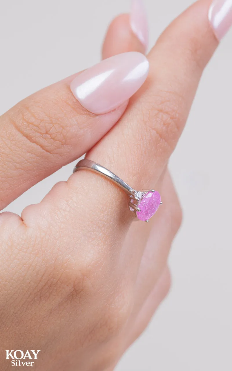 Zircon Ring (070) Pink