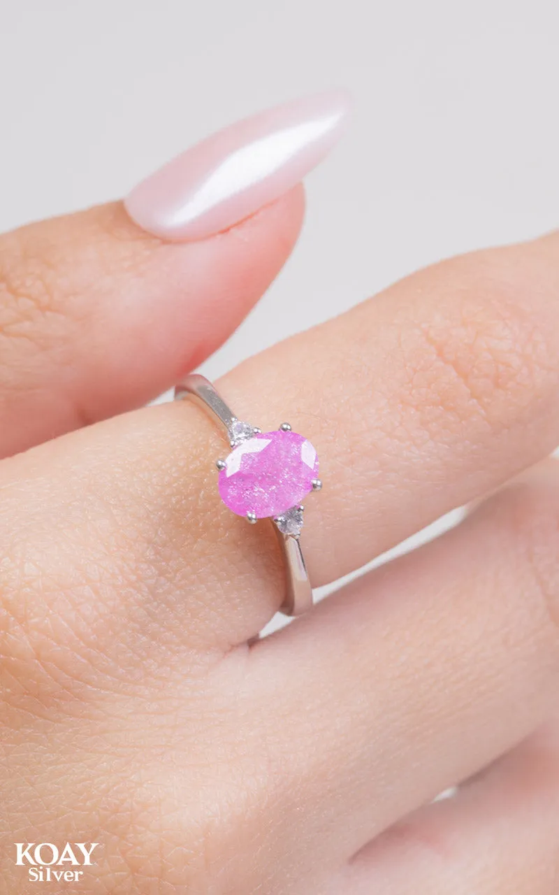 Zircon Ring (070) Pink