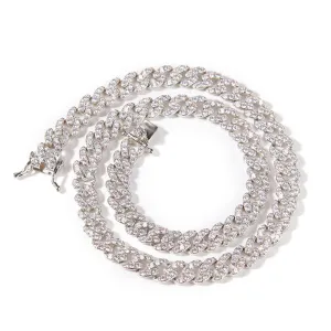 Zirconia Pave Necklace